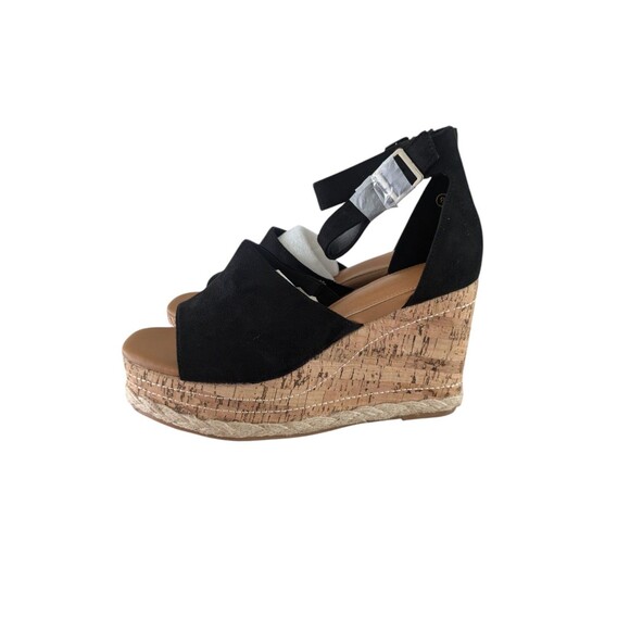 R.gallica Women’s Open Square Toe Espadrille Wedge Sandal Buckle Ankle Size 8 - Picture 8 of 8